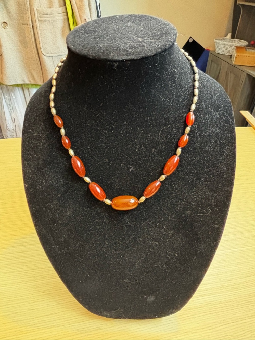 Kenneth Cole Reaction Carnelian-Like  Necklace
